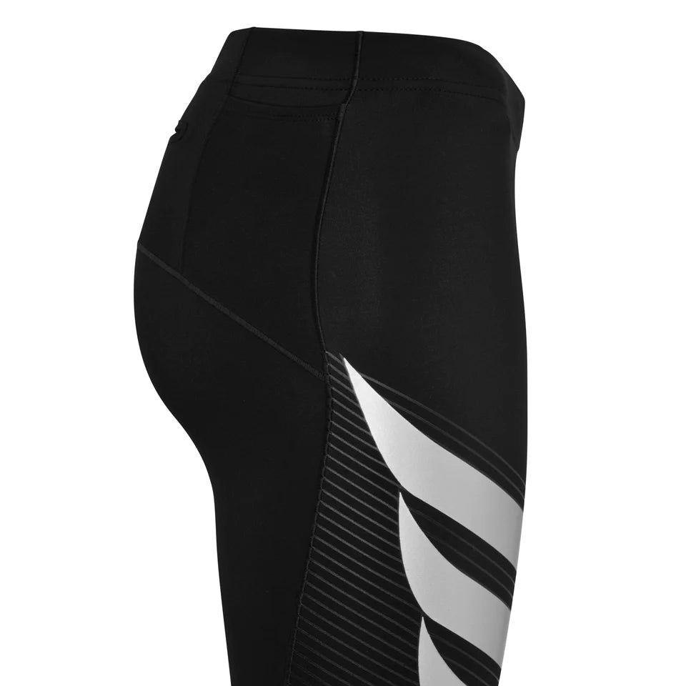 Pressio Women's Power Tight-Mid Rise - BLK/SIL