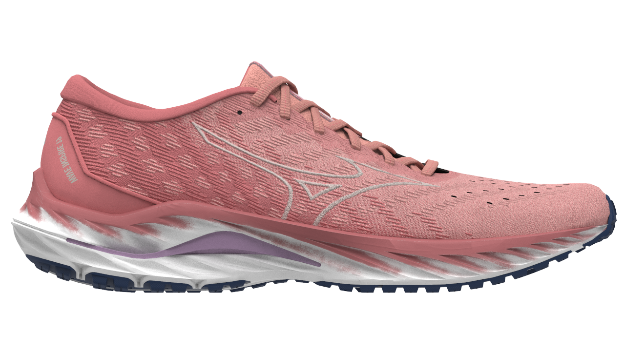 Mizuno Women's Wave Inspire 19 SSW - Peach Bud/Vaporous Gray/Lupine
