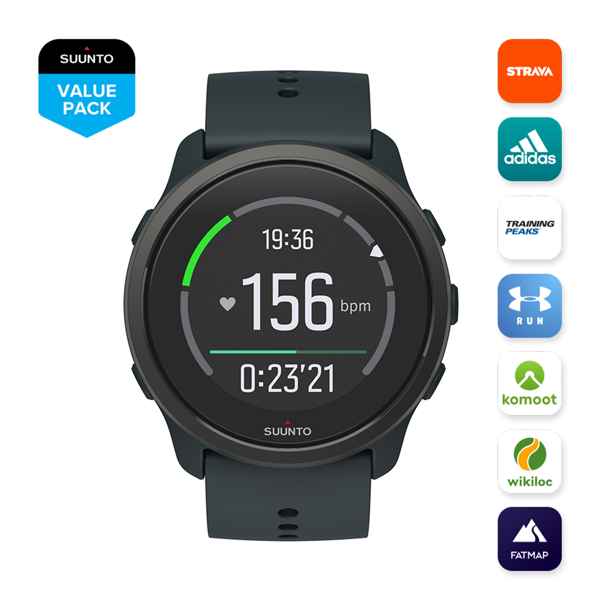 SUUNTO 5 PEAK ZH - Cave Green ( SS050745000 )