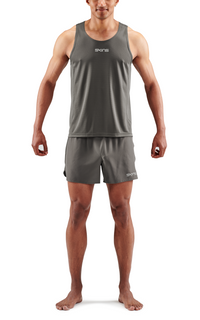 SKINS Men's Activewear Singlet 3-Series - Charcoal
