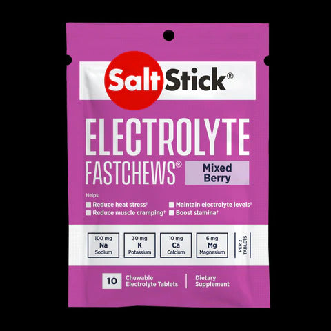 Salt Stick FastChews 10 Electrolyte Tablets- Mixed Berry