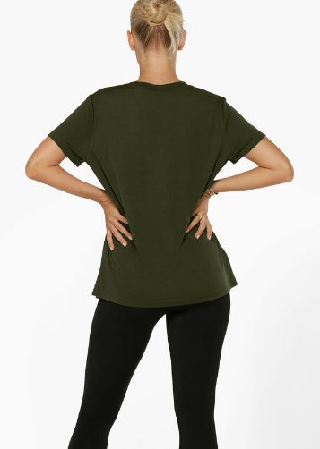 Lorna Jane Lotus T-Shirt - Luxury Green – Key Power Sports Singapore