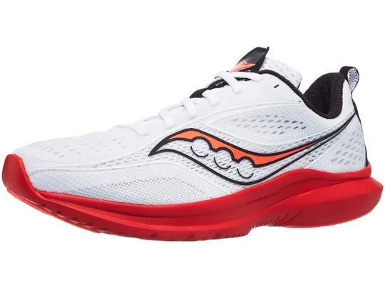 Saucony Men s Kinvara 13 White Black Vizi Key Power Sports Singapore