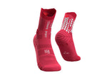 Compressport Unisex Pro Racing Socks v3.0 Trail Garnet Rose - PRSV3-TR_357