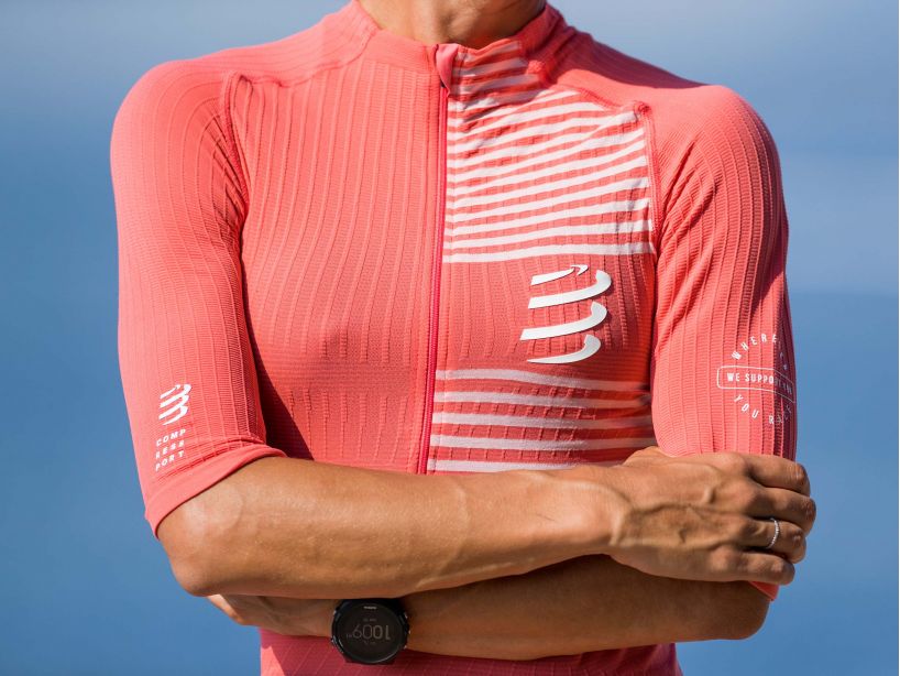 Compressport Women's Tri Postural SS TOP : Coral - AM00091B_401