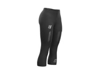 Compressport Women's Trail Under Control Pirate 3/4- Black ( AW00004B )