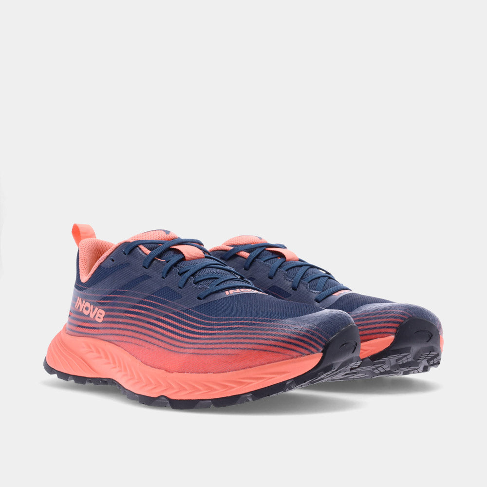 INOV8 Women's TrailFly Speed (W) Wide - Navy/Coral