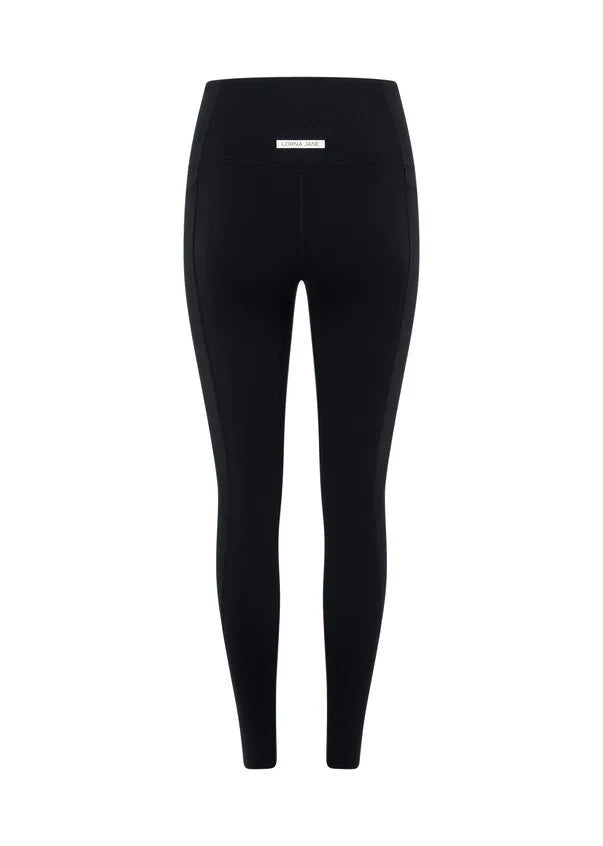 Lorna Jane Agile Recycled No Ride 3 Pocket Ankle Biter Leggings - Midnight Blue