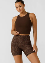 Lorna Jane Dynamic Active Rib Tank - Espresso