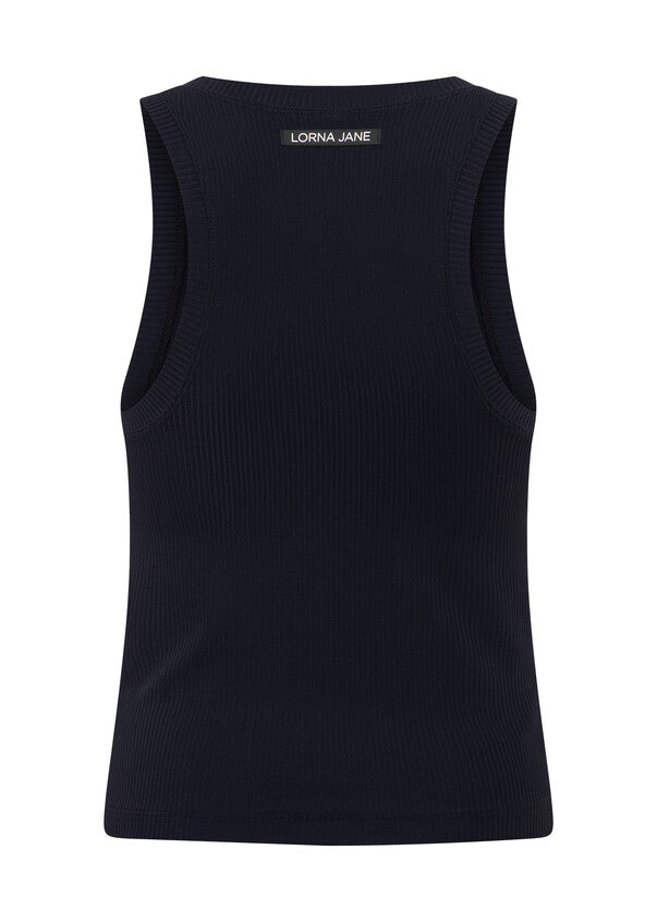 Lorna Jane Dynamic Active Rib Tank - Midnight Blue