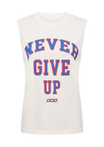 Lorna Jane Never Give up Muscle Tank - Porcelain