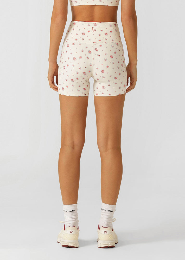 Lorna Jane With Love 12cm Bike Shorts - Sweet Primrose Print