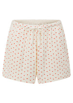 Lorna Jane With Love Lounge Shorts - Mini Heart Print Cream