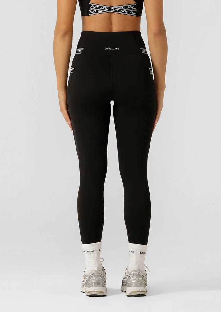 Lorna Jane Iconic Swift Ankle Biter Leggings - Black