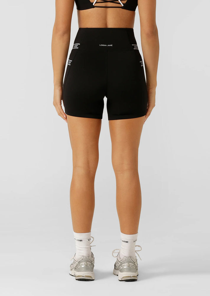 Lorna Jane Iconic Swift 14cm Bike Shorts - Black