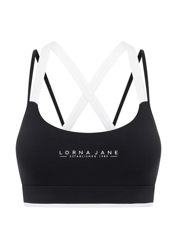 Lorna Jane Swift Motion Recycled High Support Sports Bra - Black