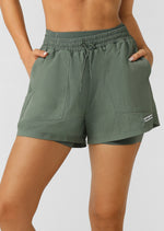 Lorna Jane Weightless Active Short - Agave Green