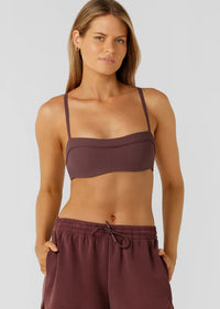 Lorna Jane Irresistible Luxe Rib Sports Bra - Amethyst Shadow