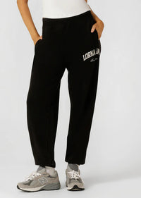 Lorna Jane New Sport Washed Sweatpants - Washed Black