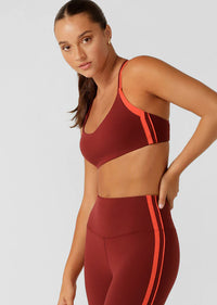 Lorna Jane Mindful Movement Sports Bra - Merlot