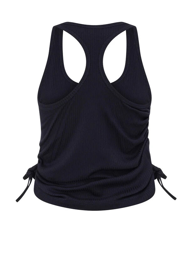 Lorna Jane Easy Adjust Racerback Rib Tank - Midnight Blue