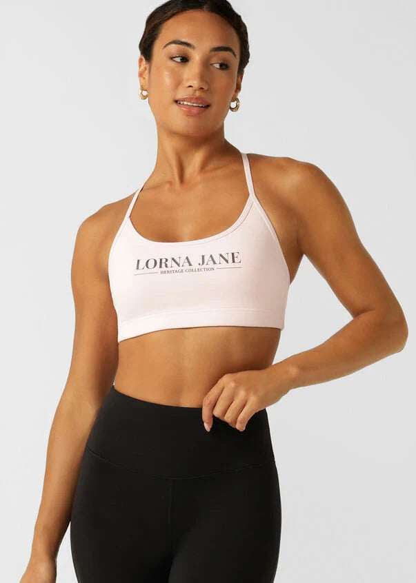 Lorna Jane Sammy Sports Bra Pale Peony Key Power Sports Singapore