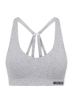 Lorna Jane Off Duty Sports Bra - Grey Marl