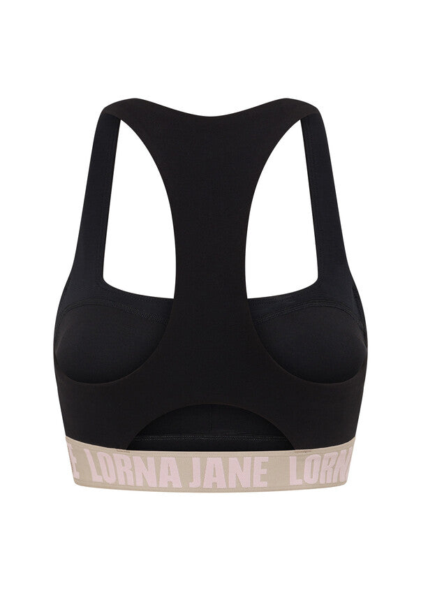 Lorna Jane Break Line Sports Bra - Black