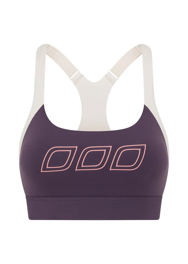 Lorna Jane Podium Sports Bra - Midnight Plum