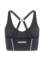 Lorna Jane Unwind Longline Sports Bra - Dark Titanium