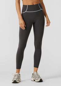 Lorna Jane Unwind No Ride Ankle Biter Leggings - Dark Titanium