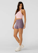 Lorna Jane Rewind Tank Bra Combo - Pale Peony