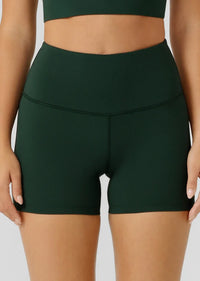 Lorna Jane Lotus Limited Edition No Chafe 12cm Bike Short - Dark Green