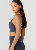 Lorna Jane Lotus Limited Edition Bra Tank Combo - Ash Blue