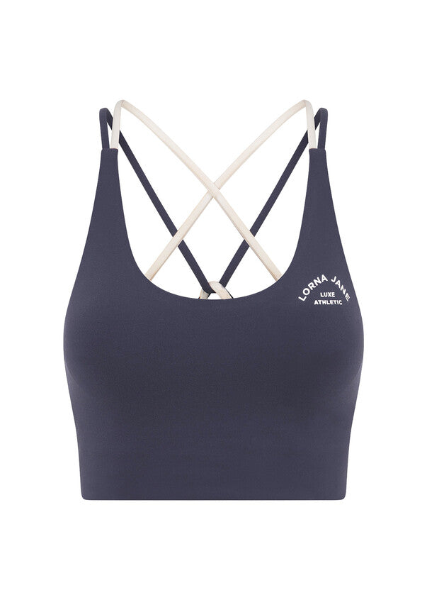 Lorna Jane Lotus Limited Edition Bra Tank Combo - Ash Blue