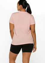 Lorna Jane Lotus T-Shirt - Sunkissed Peach