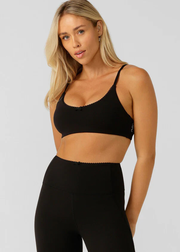 Lorna Jane Sweet Thing All Day Sports Bra Black Key Power Sports Singapore