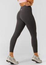 Lorna Jane Amy No Ride Phone Pocket Ankle Biter Tech Leggings - Dark Titanium