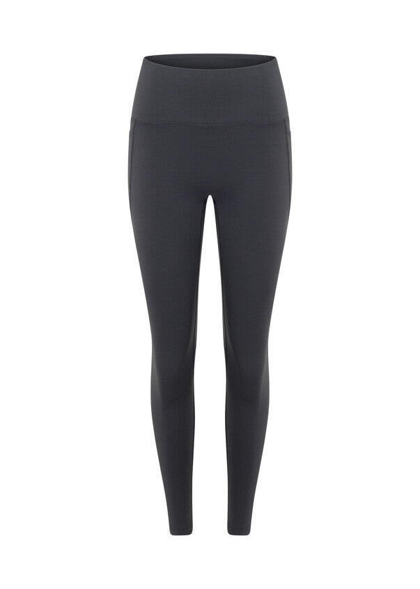 Lorna Jane Amy No Ride Phone Pocket Ankle Biter Tech Leggings - Dark Titanium