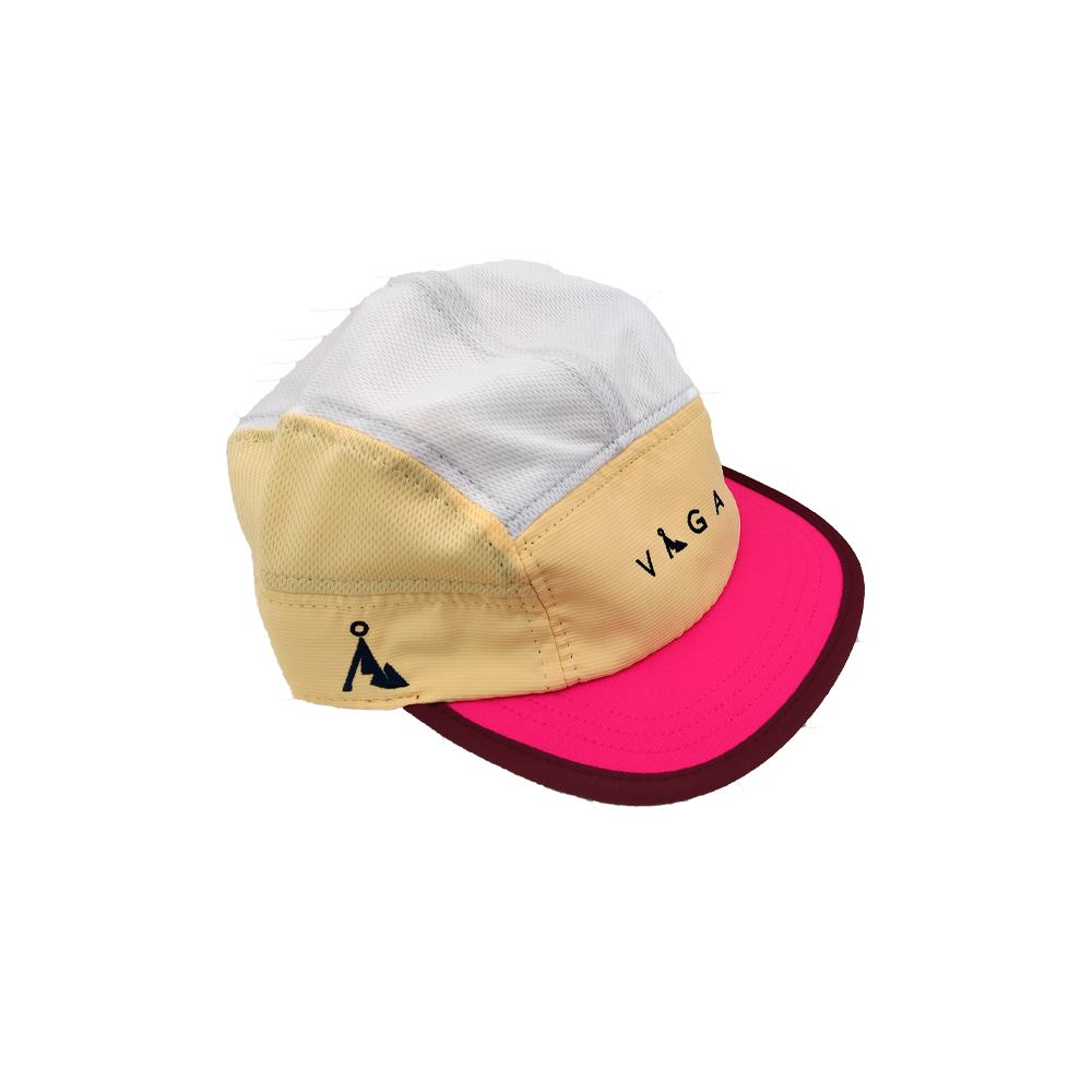 VAGA Club Cap - Poster Pink/Pale Yellow/White/Bordo