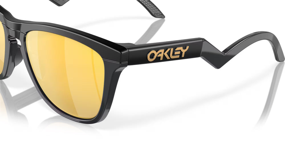 Oakley FrogSkins Hybrid Matte Black - Prizm 24K Polarized