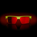 Oakley BiSphaera™ Inner Spark Collection with Prizm Ruby Lenses - Matte Tennis Ball Yellow/Celeste Neuron Frame