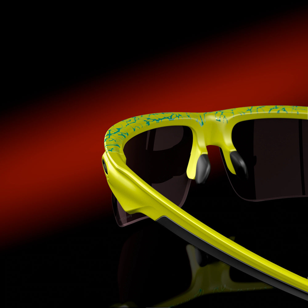 Oakley BiSphaera™ Inner Spark Collection with Prizm Ruby Lenses - Matte Tennis Ball Yellow/Celeste Neuron Frame