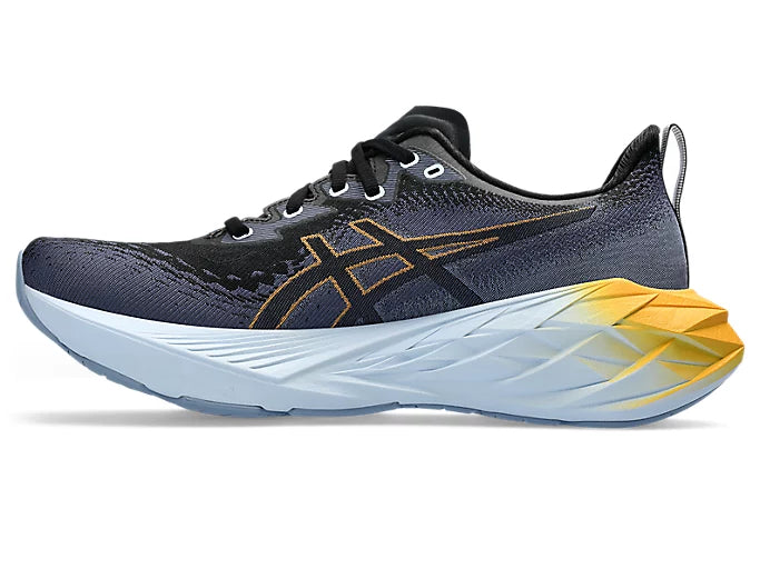 Asics Men s NOVABLAST 4 Black Thunder Blue Key Power Sports Singapore