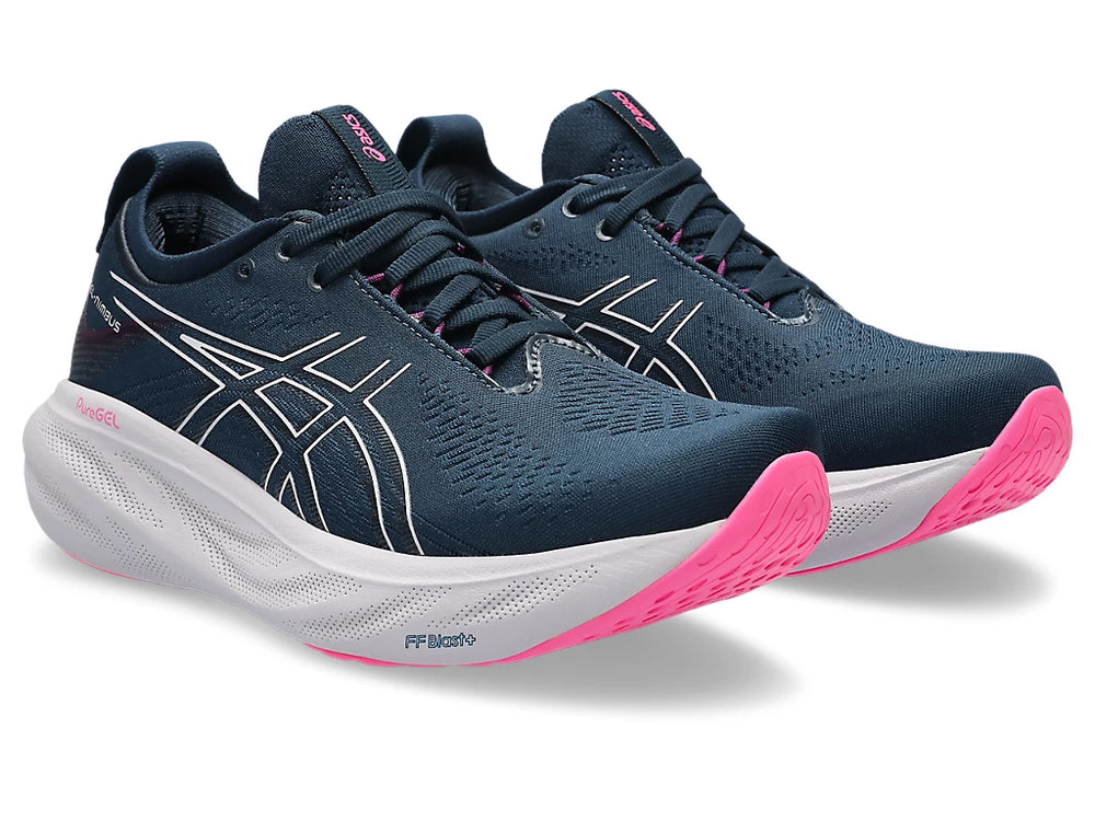 Asics Women s GEL NIMBUS 25 French Blue Lilac Hint Key Power Sports Singapore