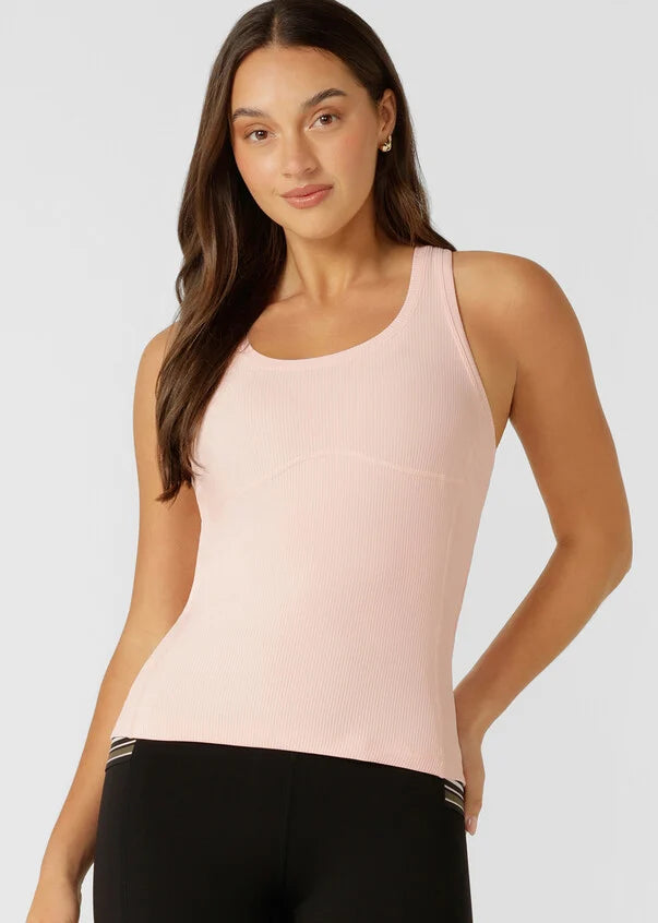 Lorna Jane Speed Circuit Active Rib Tank - Light Ballerina