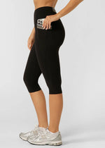 Lorna Jane Swift 3 Pocket 3/4 Leggings - Black