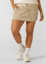 Lorna Jane Flashdance Mini Skirt - Oxford Tan