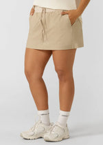 Lorna Jane Flashdance Mini Skirt - Oxford Tan