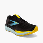 Brooks Men's Ghost 16 (2E Width) - Black/Forged Iron/Blue